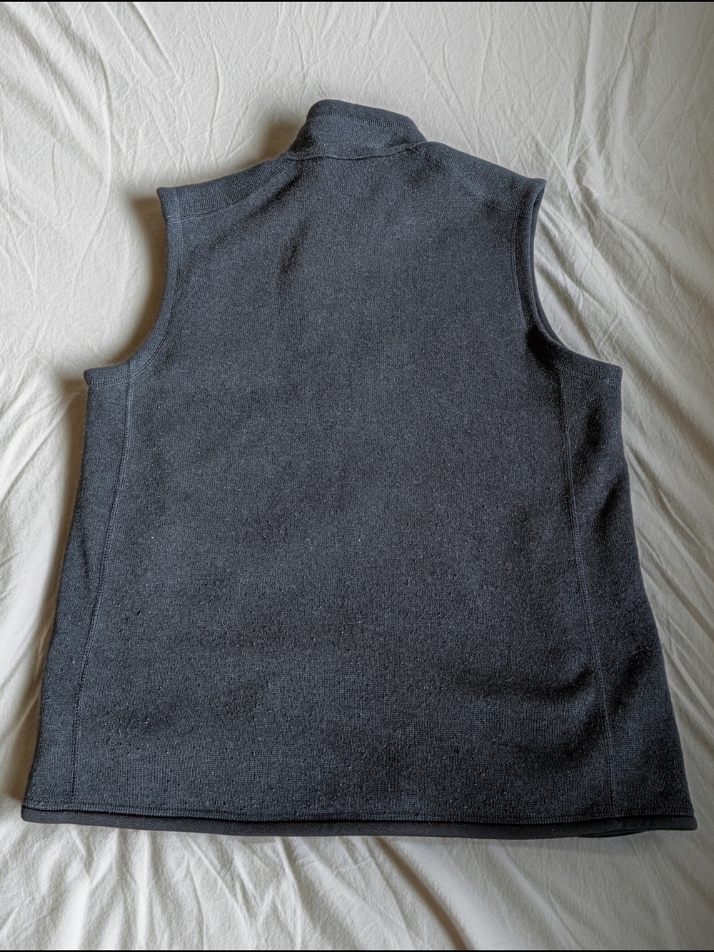 Patagonia Synchilla Fleece Vest – Men's Large – Black Full-Zip - Picture 5 of 6